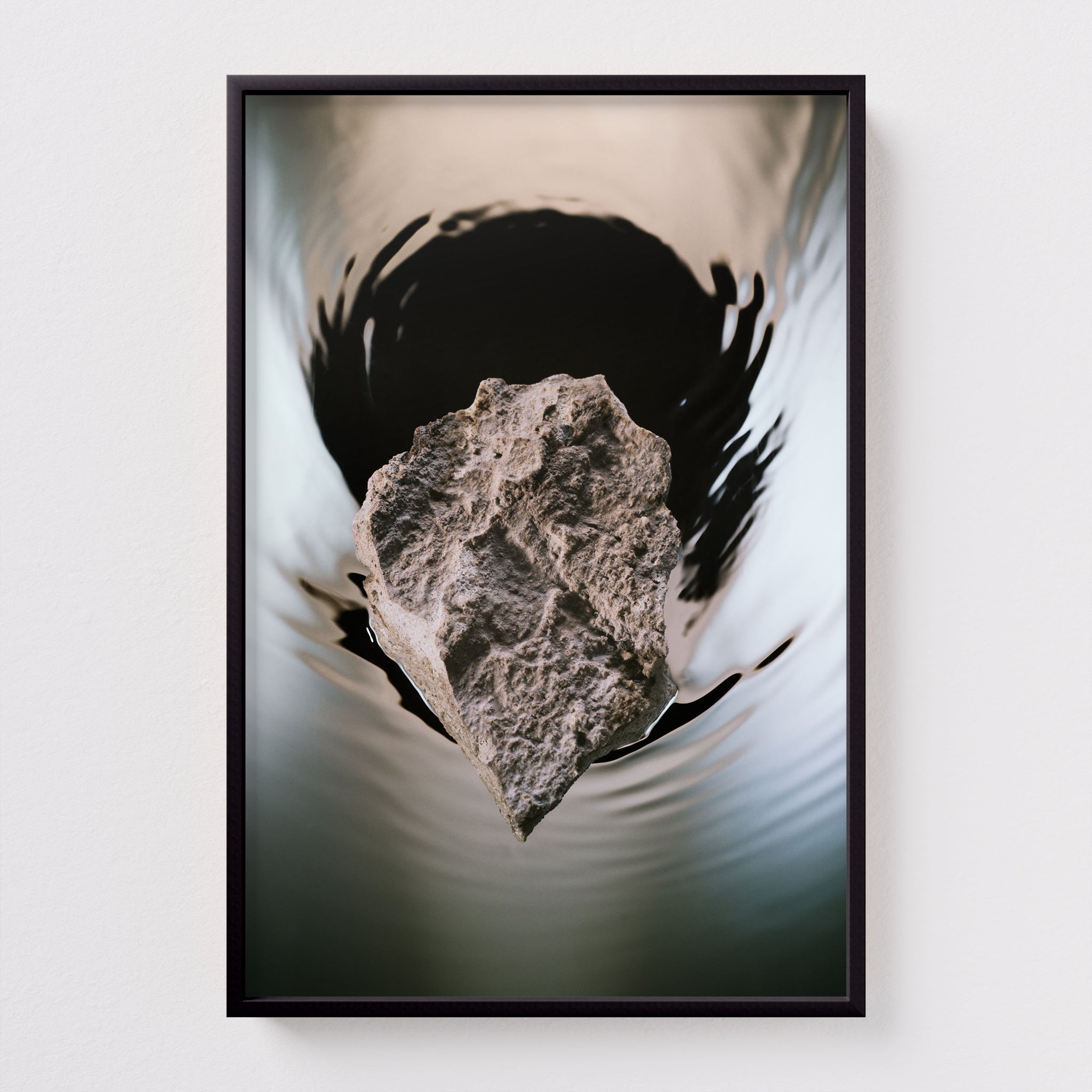 Fine Art print Rock Star by Sebastian Mader in black frame